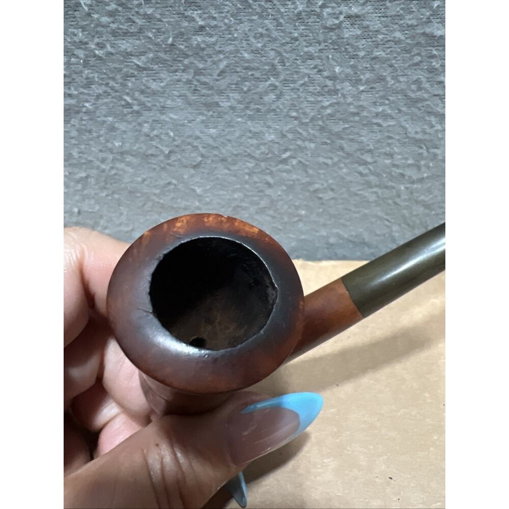 Algerian Briar Tobacco Estate Pipe Edward Wood Base Curved Mouth France - Picture 7 of 11
